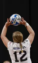Lisa Gera leaves Fresno State ranked No. 10 in career digs.