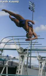 Junior diver Blair Hopkins and team will compete in the 1-meter and 3-meter events this week.