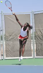 Tinesta Rowe clinched the win for the Bulldogs with a 6-1, 6-0 victory over Pacific's Kateryna Nezhura.