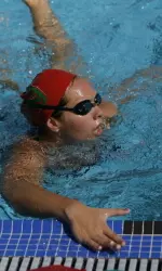 Junior Mary Tess Taylor earned a lifetime best in the 200 backstroke Saturday.