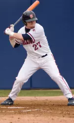 Dusty Robinson was one of three Bulldogs to hit a home run against CSUB.