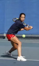 Senior Melanie Gloria took sole possession of second place on the Fresno State career wins list with her victory on Thursday.