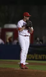 Holden Sprague threw a career-high 8 1/3 innings earning his second win of the year.