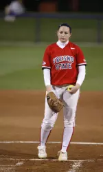 Morgan Melloh had 13 strikeouts vs. No. 2 Washington.