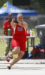 Sharon Ayala earned an NCAA Regional bid in the hammer throw on Saturday.