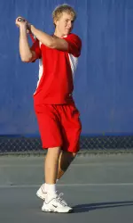 Bulldog Taylor Leiby recorded his second win since being inserted into the Bulldog singles lineup.