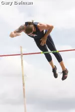 Evan Young took third in the decathlon at the WAC Championships on Friday.