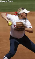 Nicole Angene scored a run in the Bulldogs game vs. UNLV.
