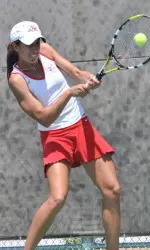 Senior Melanie Gloria was named the ITA Northwest Region's Senior Player of the Year.