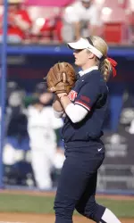 Nicole Angene and the 'Dogs host the 2009 WAC Tournament at Bulldog Diamond.