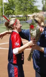 Senior Haley Perkins has excelled on the field and in the classroom in her stellar four-year career.