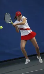 Junior Anastasia Petukhova led the Bulldogs to a 4-0 sweep of Eastern Kentucky in the first round of the NCAA Tournament.