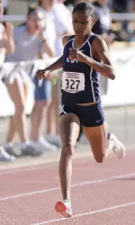 Latrisha Jordan will compete in the semifinals of the 400-meter hurdles Thursday.