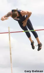 Evan Young is one of nine men's outdoor track and field student-athletes to earn Academic All-WAC Honors.