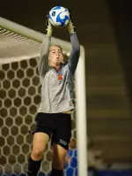 Junior Kaitlyn Revel recorded six saves against Long Beach State.