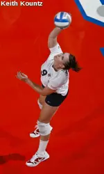 Lacey Gera had 12 kills for the Bulldogs vs. San Francisco.