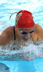 Sarah Pino had a strong performance in the 200 breaststroke