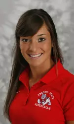 Freshman Lisa Beach was selected the MVP of Equitation on the Flat for the Bulldogs in dominating win over UC Davis.