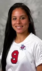 Senior Claudia Cardenas scored the game-winning goal against Utah State.