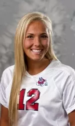 Senior Bradlee DeShane scores her second game-winning goal to lift the Bulldogs past Idaho.