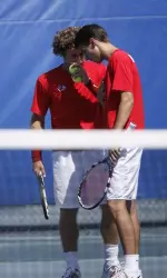 Boutillier/de Villiers takes on Cox/ Quigley from Kentucky this afternoon.