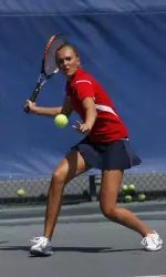 Anna Mikhaylova earned victories in singles and doubles.