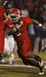 resno State's Robbie Rouse scores a 44 yard touchdown against Nevada in the second half.