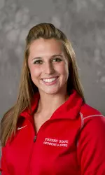 Brooke Fuller swam on both record breaking relay teams during day one of the Arena Invitational.