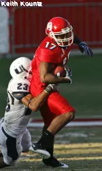 Jamel Hamler caught three touchdowns against La Tech.