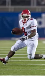 Robbie Rouse carried the ball 43 times, a school record, and rushed for 286 yards in a win over Louisiana Tech.