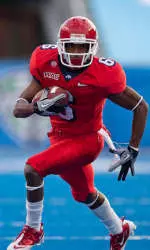 Freshman Jalen Saunders rushed for a career-high 58 yards on five carries.