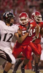 Senior linebacker Ben Jacobs was selected first-team All-WAC for the second straight year.