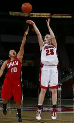 Rosie Moult had 20 points in the 85-38 win over Idaho on Wednesday.