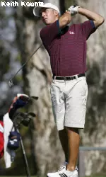 Michael Gideon was 1-under par on his final round and helped the Dogs shoot 6-under par as a team.