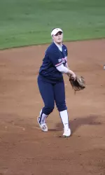 Nicole Angene hit a three-run home run vs. UCR.
