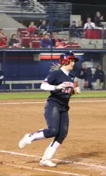 Michelle Moses hit two home runs today.