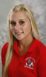 Holly Elsbernd picked up a win for the Bulldogs in equitation over fences against New Mexico State.