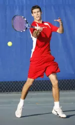 Sophomore Remi Boutillier collected a 6-0, 6-7 (5), 7-5 victory over Cal's Nick Andrews.