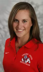 Kimmie Steinbuch won MVP honors in equitation on the flat with a score of 67 against Stanford.