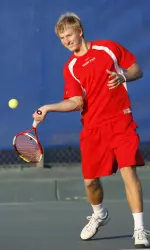 Fresno State senior Taylor Leiby clinched the Bulldogs' match against San Francisco.