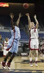 Hayley Munro had 15 points and was named to the WAC All-Tournament Team.