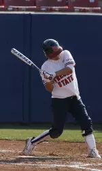 Andrea Ortega had a double and a run in the game.