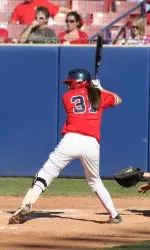 Andrea Ortega had two doubles vs. Nevada.