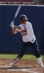 Andrea Ortega had five doubles vs. Nevada on the weekend.