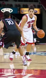 Joh-Teena Filipe and the Bulldogs play at Noon on Wednesday in the first round of the WAC tournament.