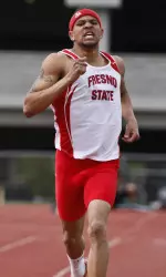 Val-Pierre Dai'Re ran a season-best in the 400 hurdles to take second in the invitational division.