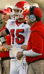 Pat Hill is taking his team through spring practice.