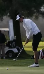 Brian Sunker is 3-under par and tied for fifth place at the Ping Cougar Classic.