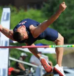 Matt Bushnell cleared 5-10.75 in the high jump Wednesday, tying his career-best.