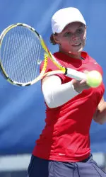 Fresno State senior made her third apperance in the NCAA Singles Tournament on Wednesday against Arizona State's Micaela Hein.